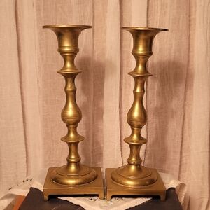 Elegant Gold Candle Holders